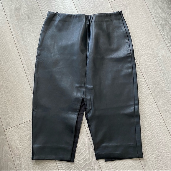 Babaton JAX Vegan Leather Skirt - Picture 1 of 5